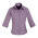  S122LT - CL - Ladies Chevron 3/4 Sleeve Shirt - Grape Stripe