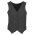  54011 - CL - Ladies Peaked Vest with Knitted Back - Charcoal