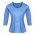  AC41511 - Advatex Ladies Abby 3/4 Sleeve Knit Top - Blue