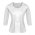  AC41511 - Advatex Ladies Abby 3/4 Sleeve Knit Top - White