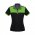  P500LS - Ladies Charger Polo - Black/Green/Grey