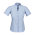  S262LS - CL - Ladies Chevron Stand Collar Shirt - Blue