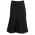 24013 - CL - Ladies 3/4 Length Fluted Skirt - Black