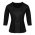  AC41511 - Advatex Ladies Abby 3/4 Sleeve Knit Top - Black